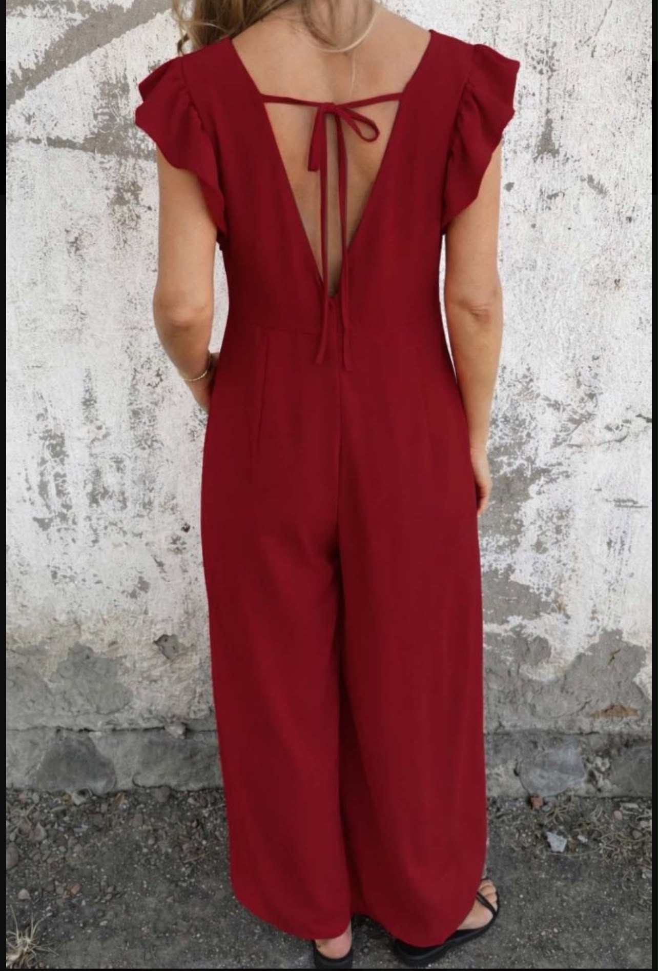 Open For Fun Jumpsuit - Red