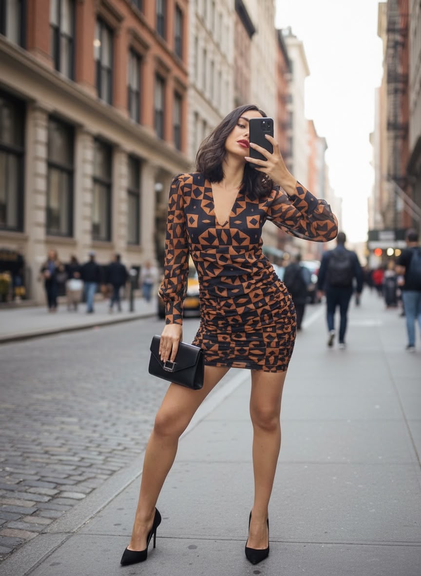 All The Same Mini Dress - Black