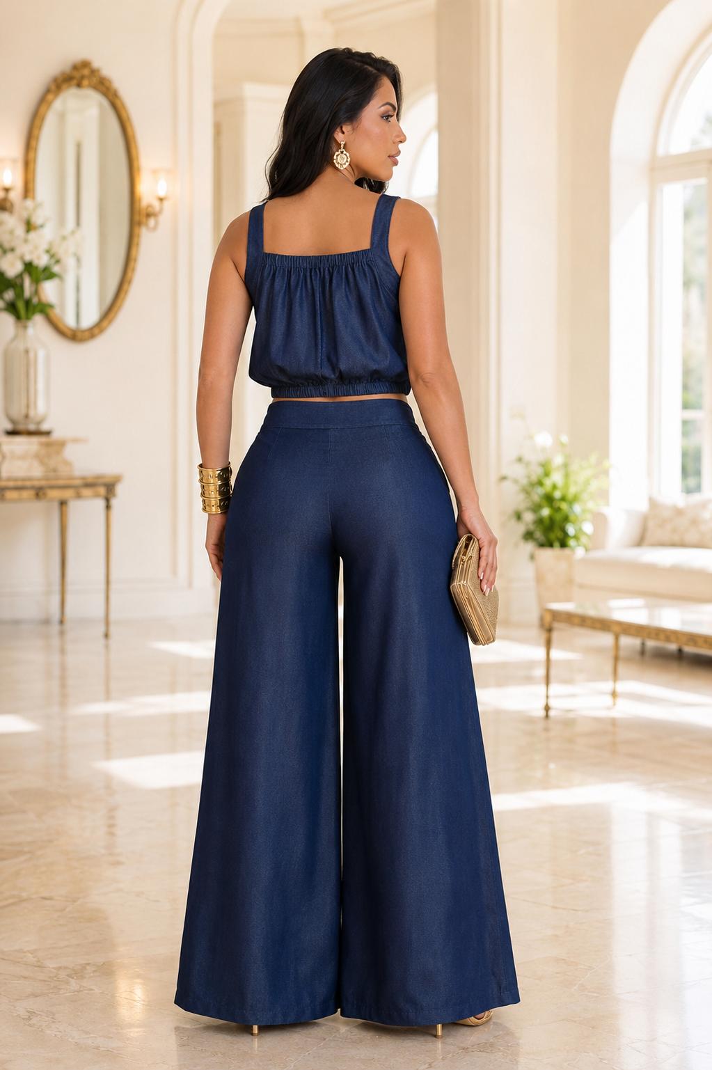 My Choice Pant Set - Blue