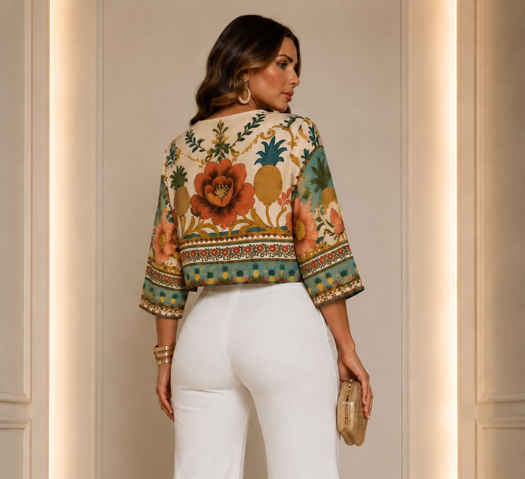 Clementine Top - Print