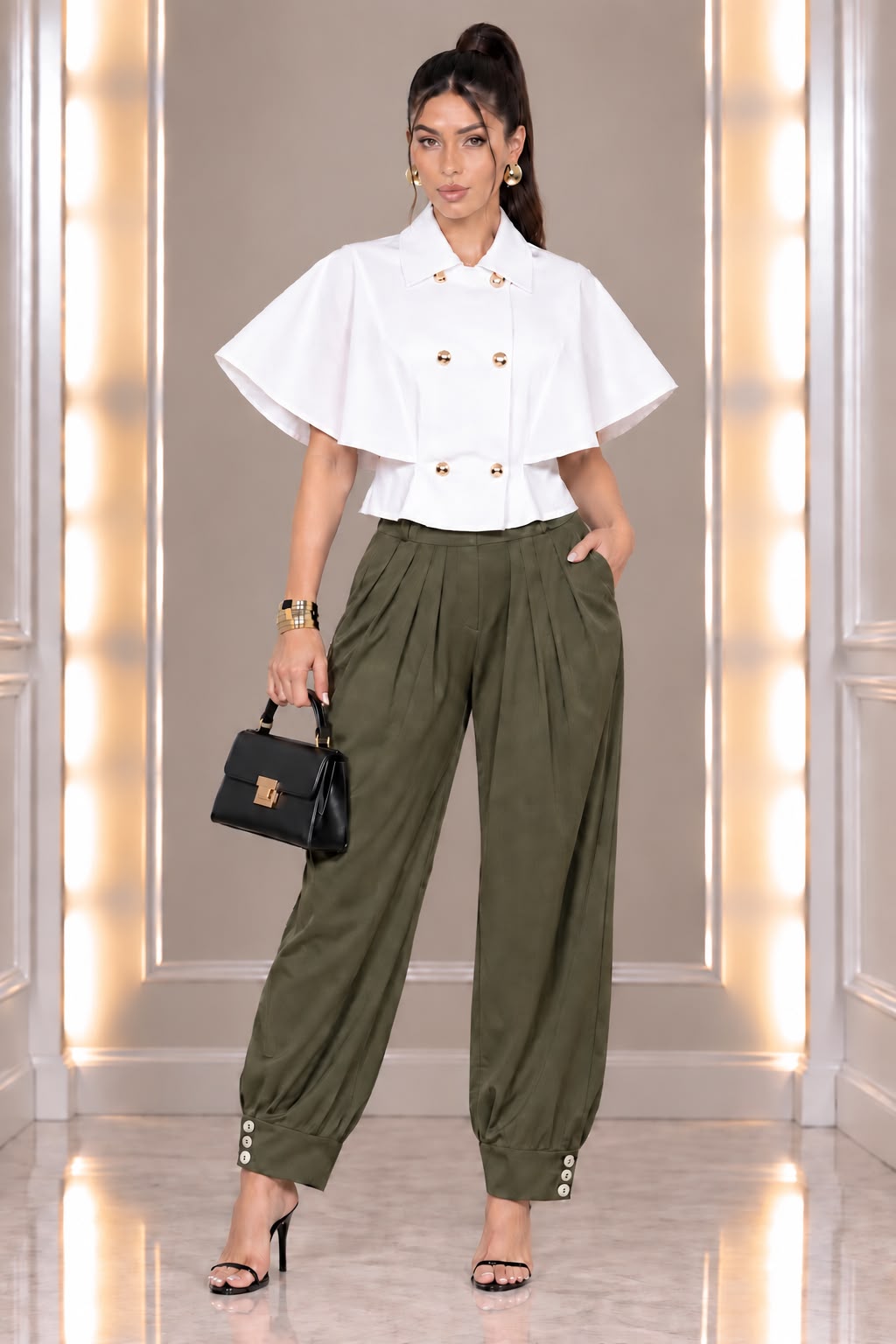 The Hampton Pant - Olive