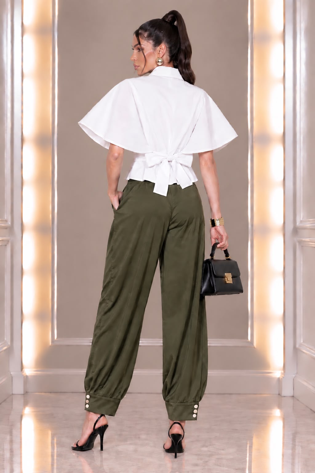 The Hampton Pant - Olive
