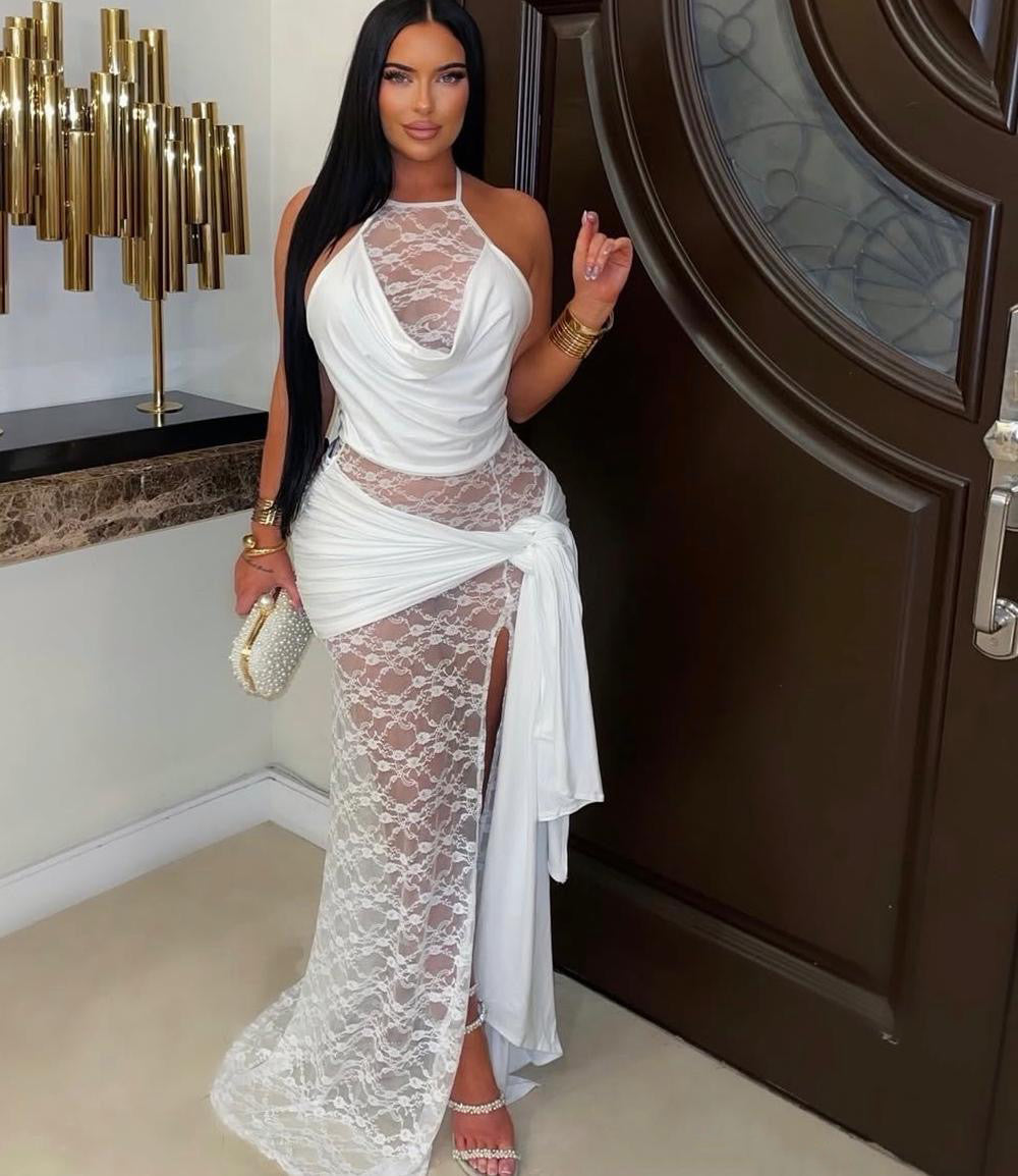 Dreams Of Jaipur Dress - White