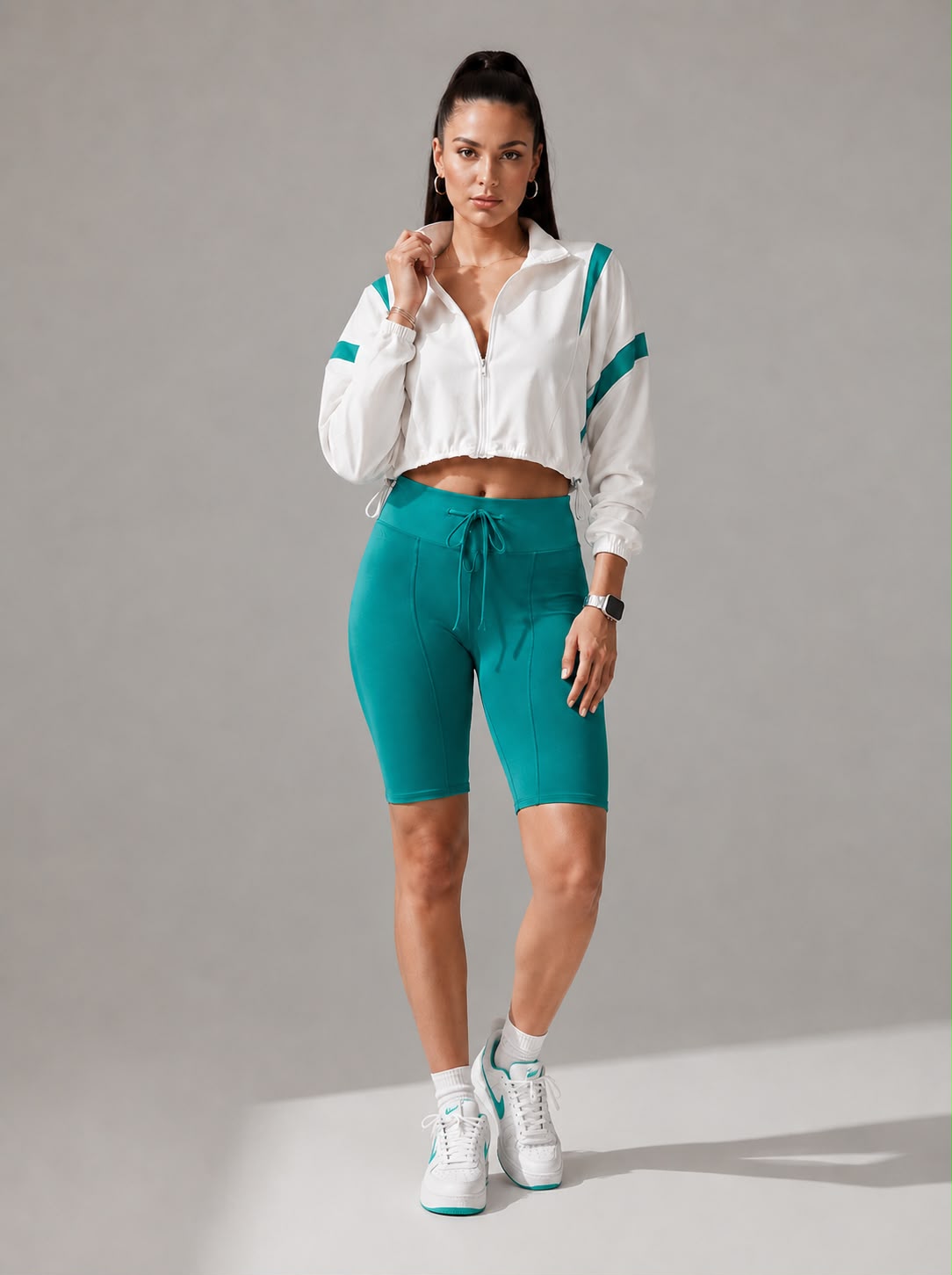 Energetic Girl Short Set - Mint