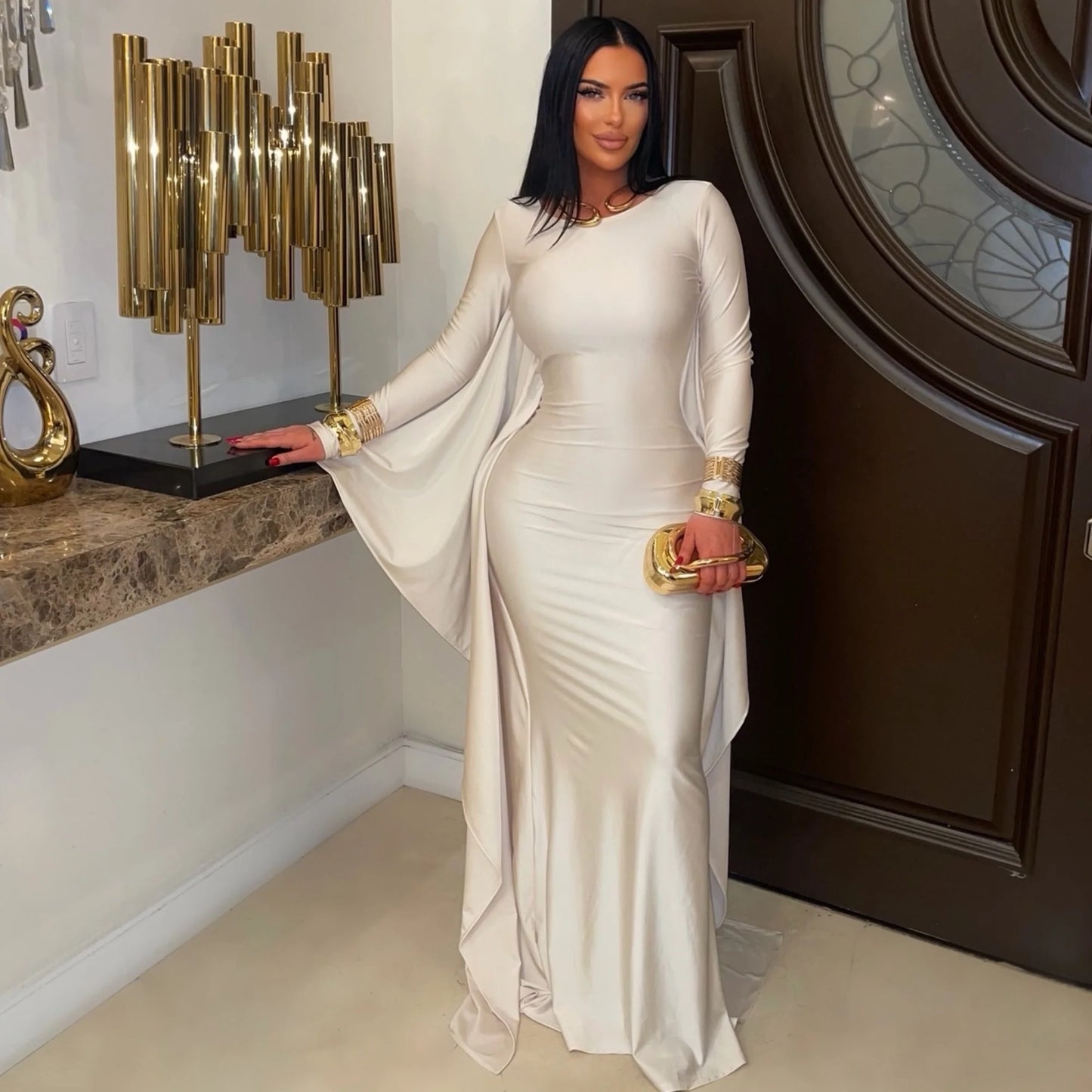 Viola's Maxi Dress - Ivory