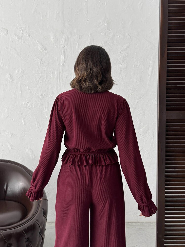 Take Me Out Top - Burgundy