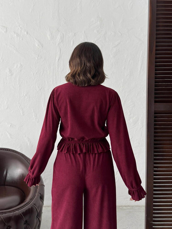 Take Me Out Top - Burgundy