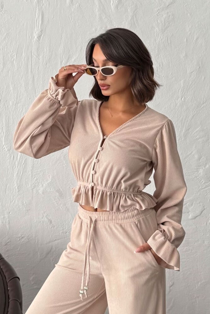 Take Me Out Top - Beige