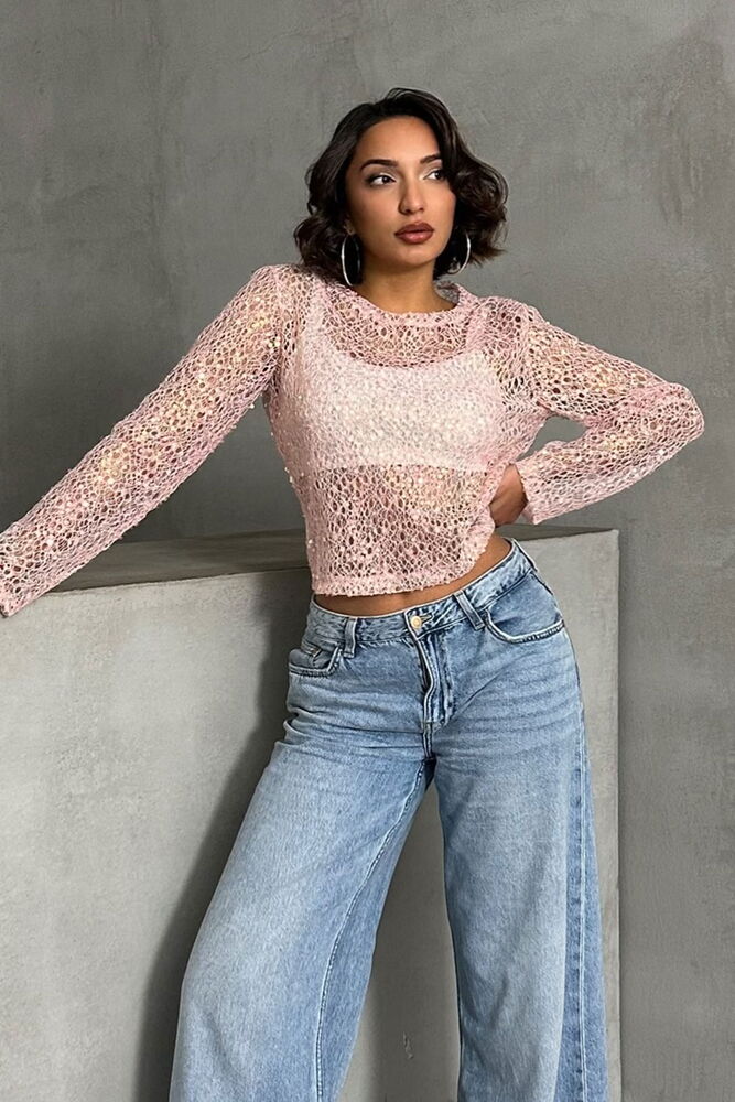 Glitter & Shine Top - Pink
