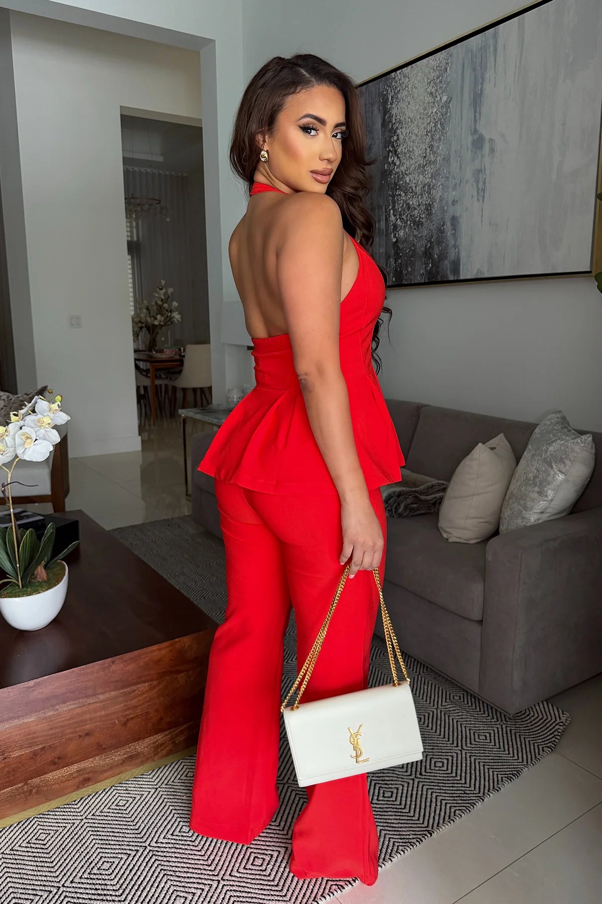 My Roman Empire Pant Set - Red