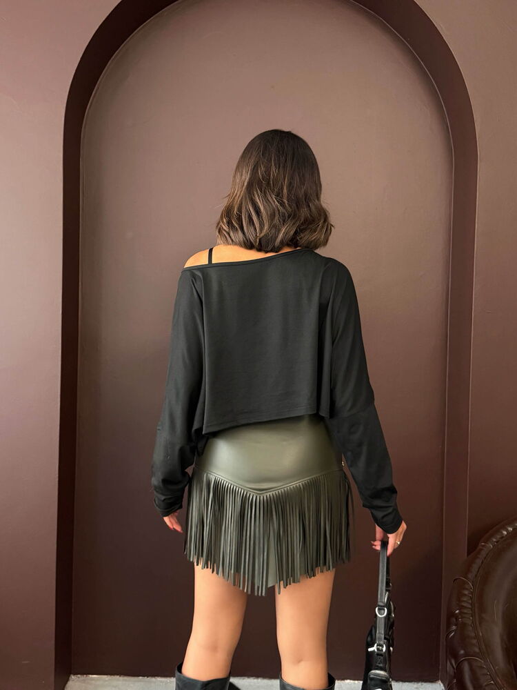 Playful Mood Skirt - Olive