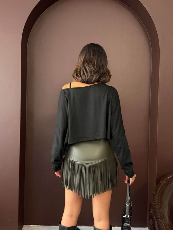 Playful Mood Skirt - Olive