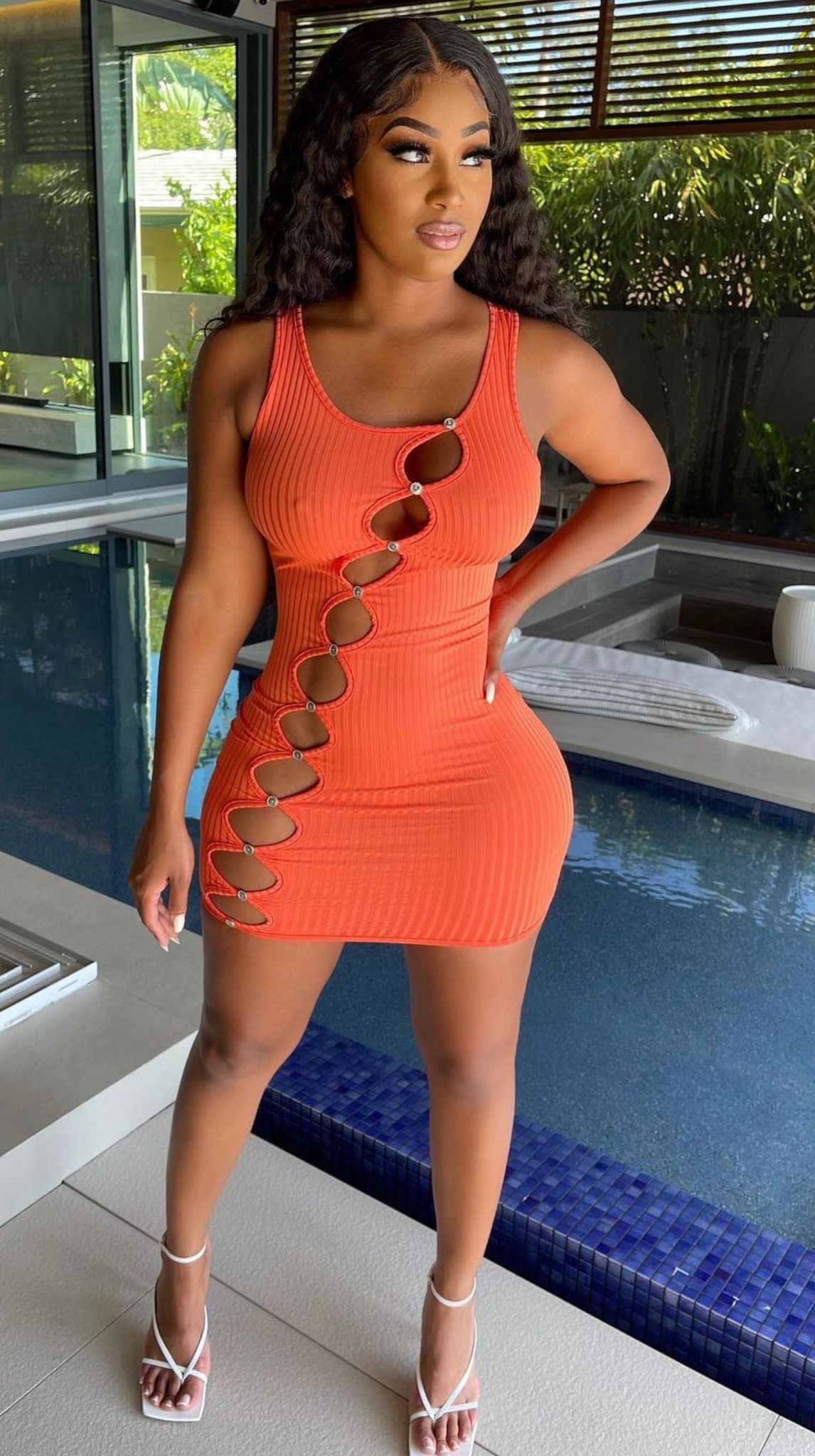 Load image into Gallery viewer, Easy Going Mini Dress - Orange
