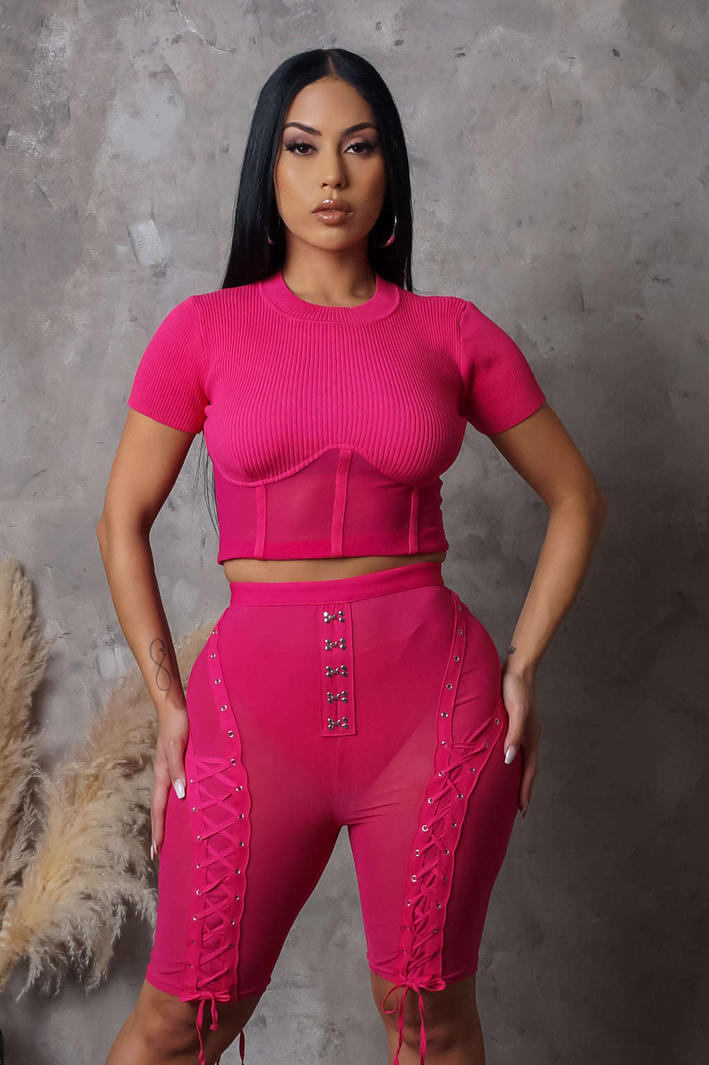 Load image into Gallery viewer, Joshua Two Piece Short Set - Pink
