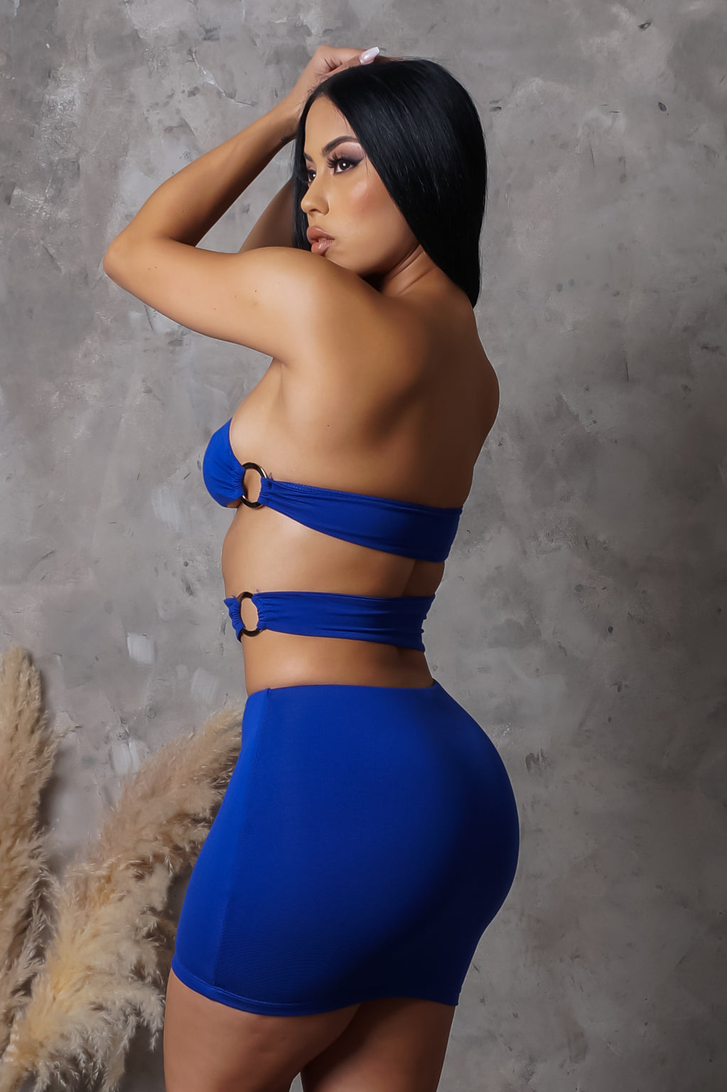 Aleah Mini Dress - Blue
