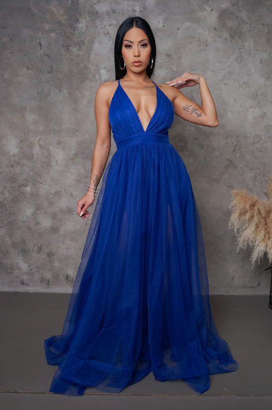 Leighton Maxi Dress - Blue