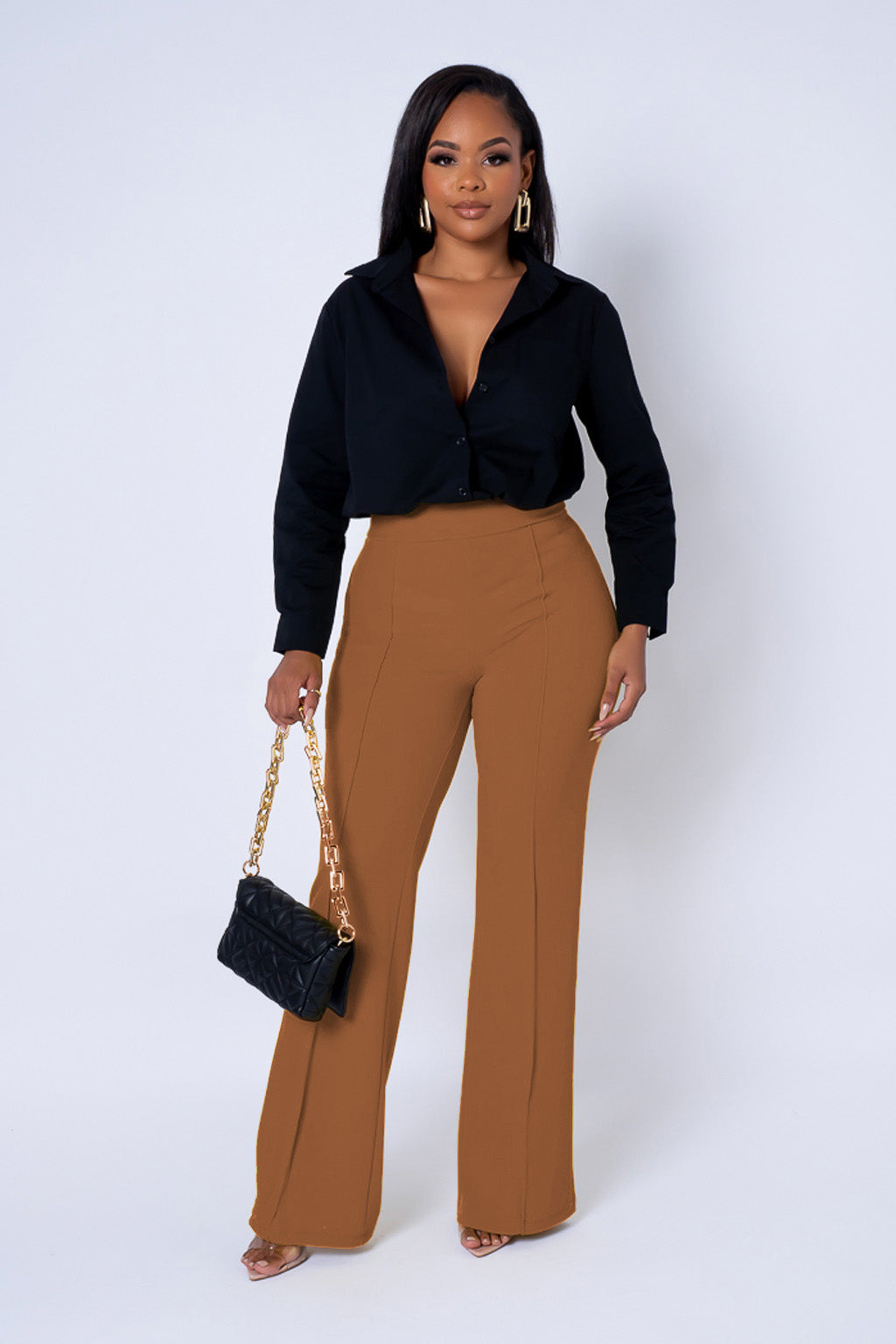 Load image into Gallery viewer, SIGN UP FOR RESTOCKS!! Magnolia Pants - Brown
