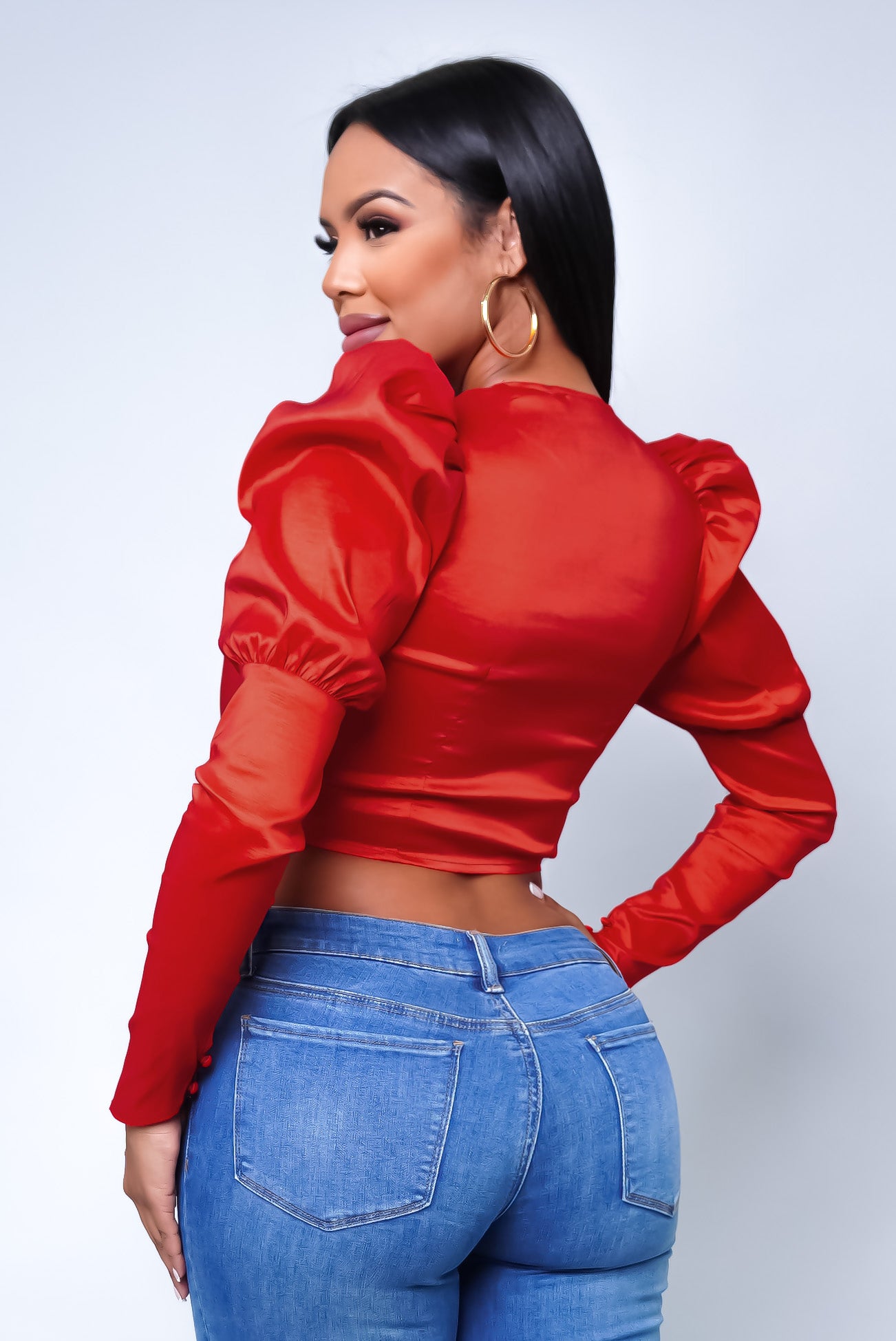 Load image into Gallery viewer, Fabulous Crop Top - Red
