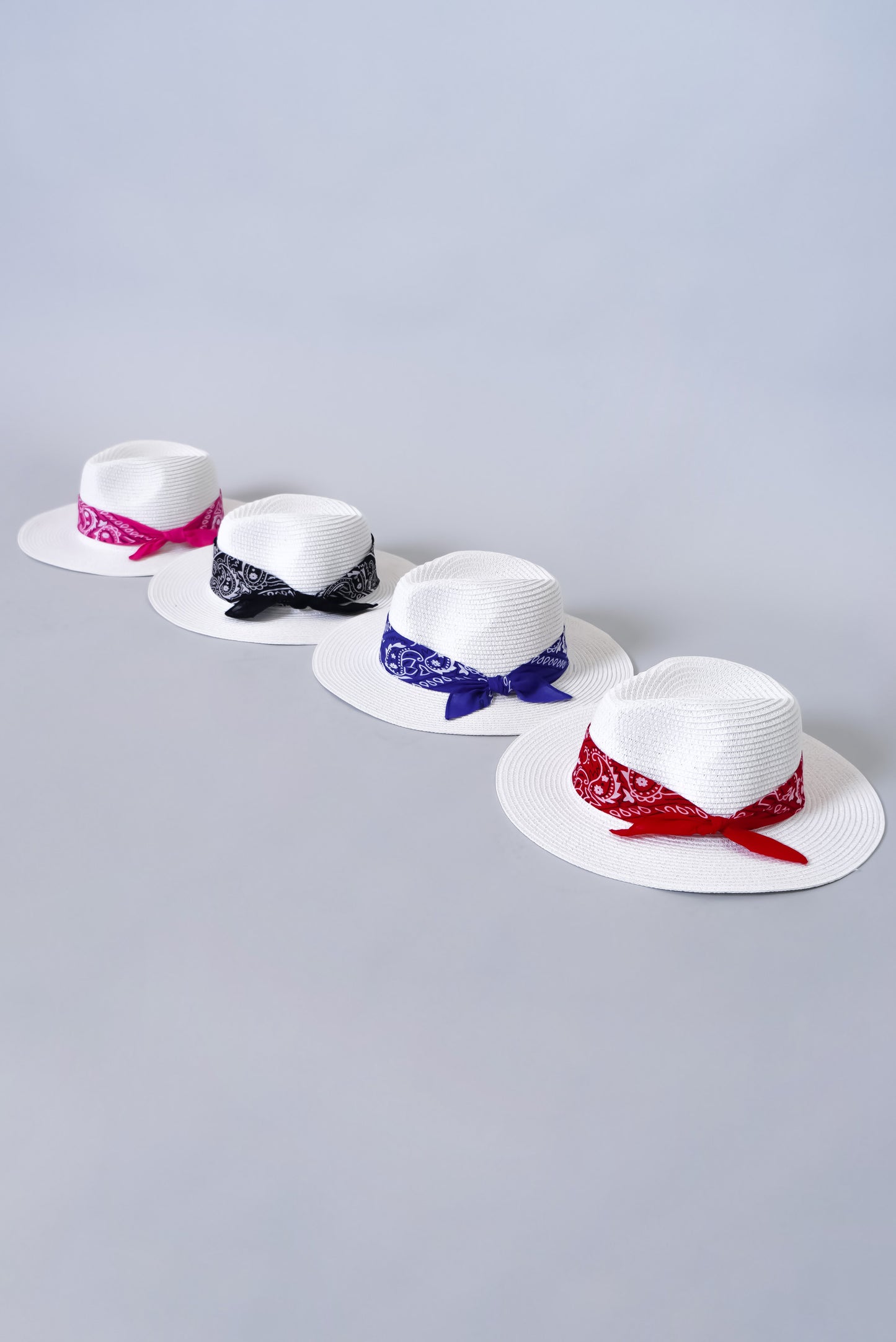 Summer Girl Hat - White Multi Color Pack