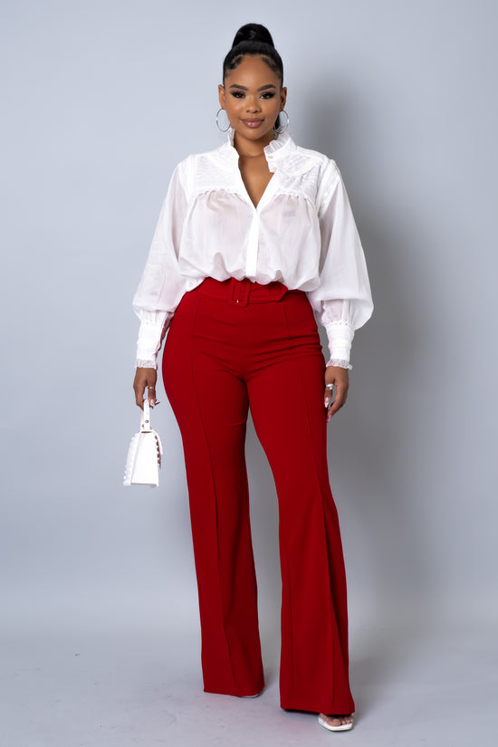 SIGN UP FOR RESTOCKS!! Business Attire Pants - Red