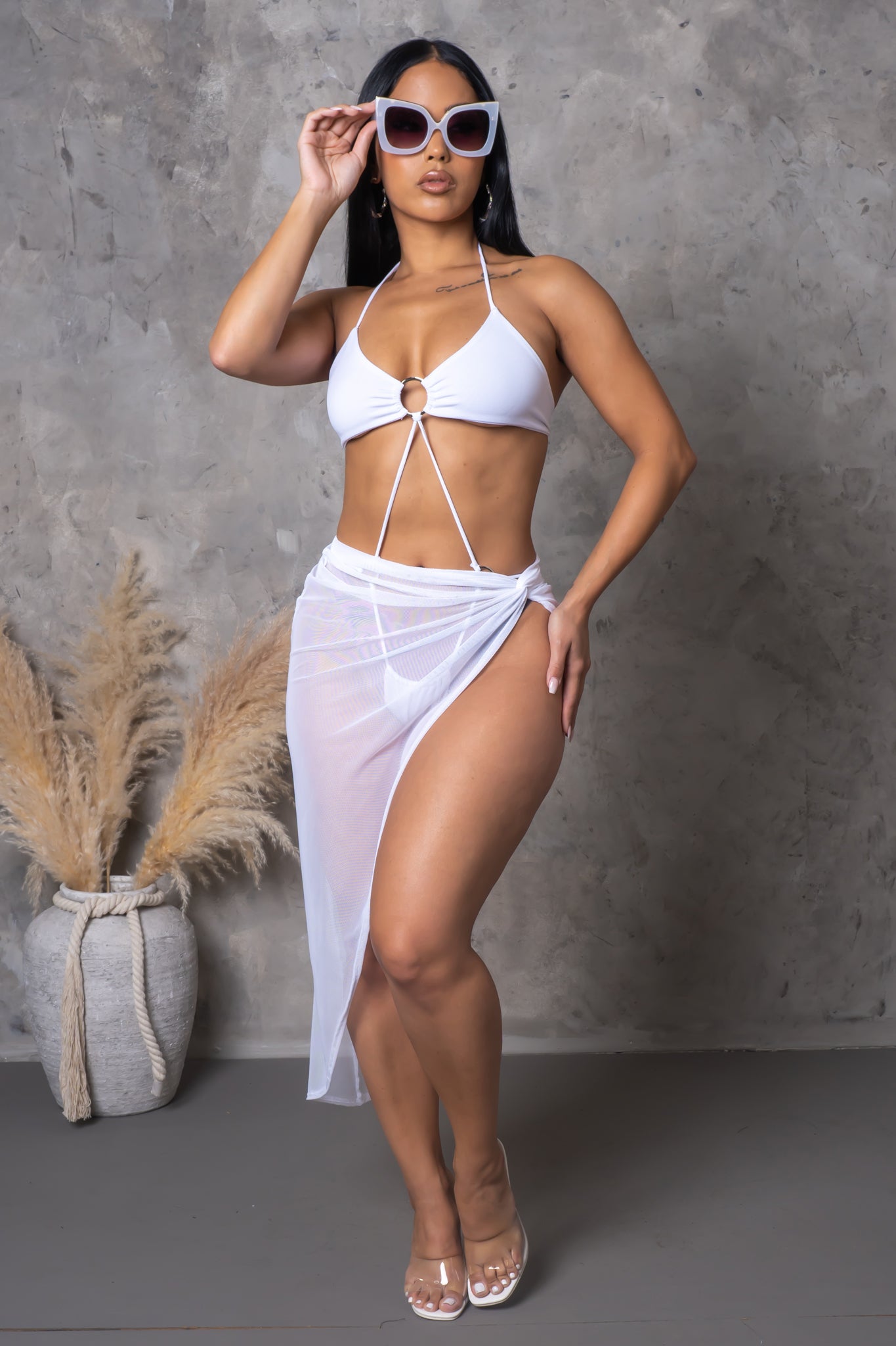 Load image into Gallery viewer, Mimi Two Piece Set - White
