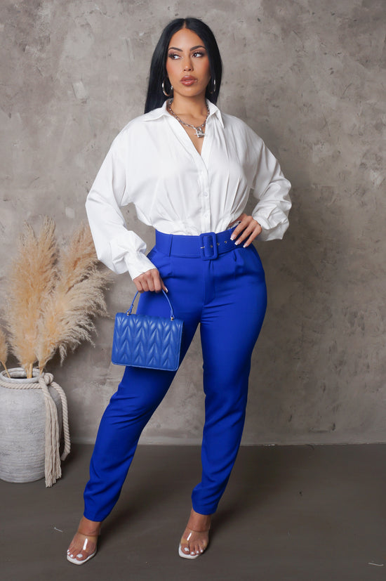 Load image into Gallery viewer, Work Attire Pants - Blue
